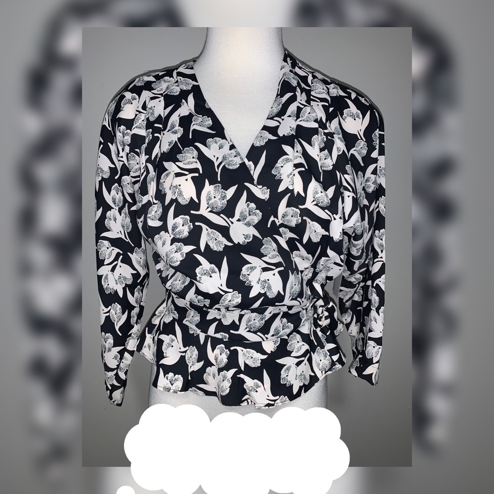 Joie Ainslee B Wrap Floral Top